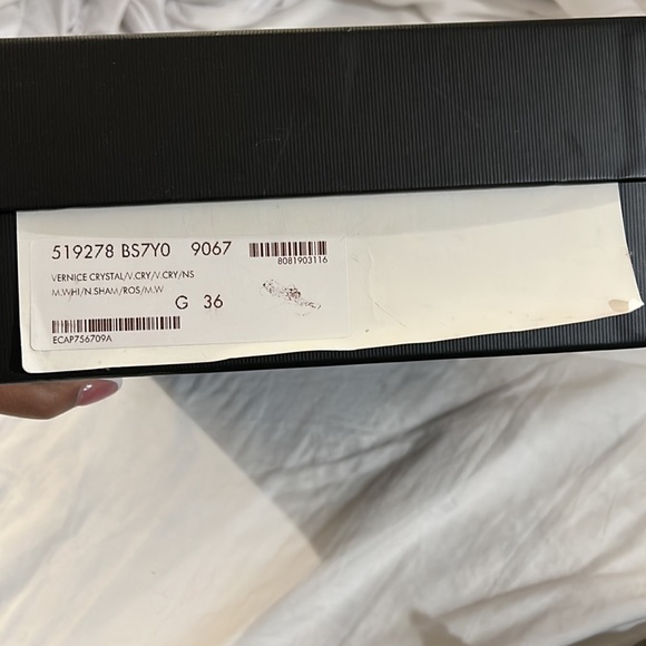 Vernice crystal low top Gucci sneaker - Picture 6 of 8